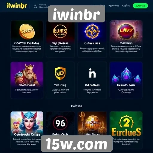 Recursos e funcionalidades do site de jogos iwinbr